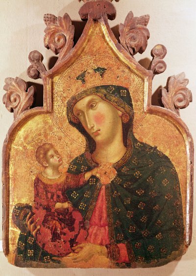 Vergine con Bambino (tempera su pannello) da Lorenzo Veneziano